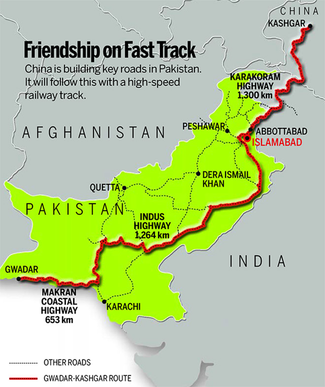 China Route Map